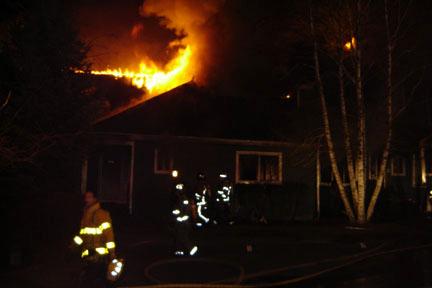 March 24, 2006 Mutual aid to Brewster | Structure Fire | Fieldstone Pond | Pictures Copyright © 2006 Photos:  Frank Becerra Jr. / The Journal News, County Car 2 (Ron Davies), and John Marshall.